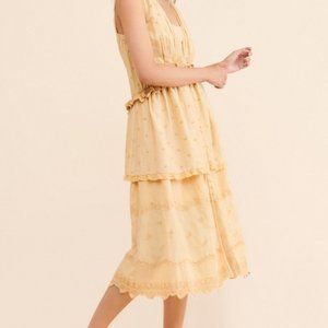 Free People Bella Midi Dress NWT